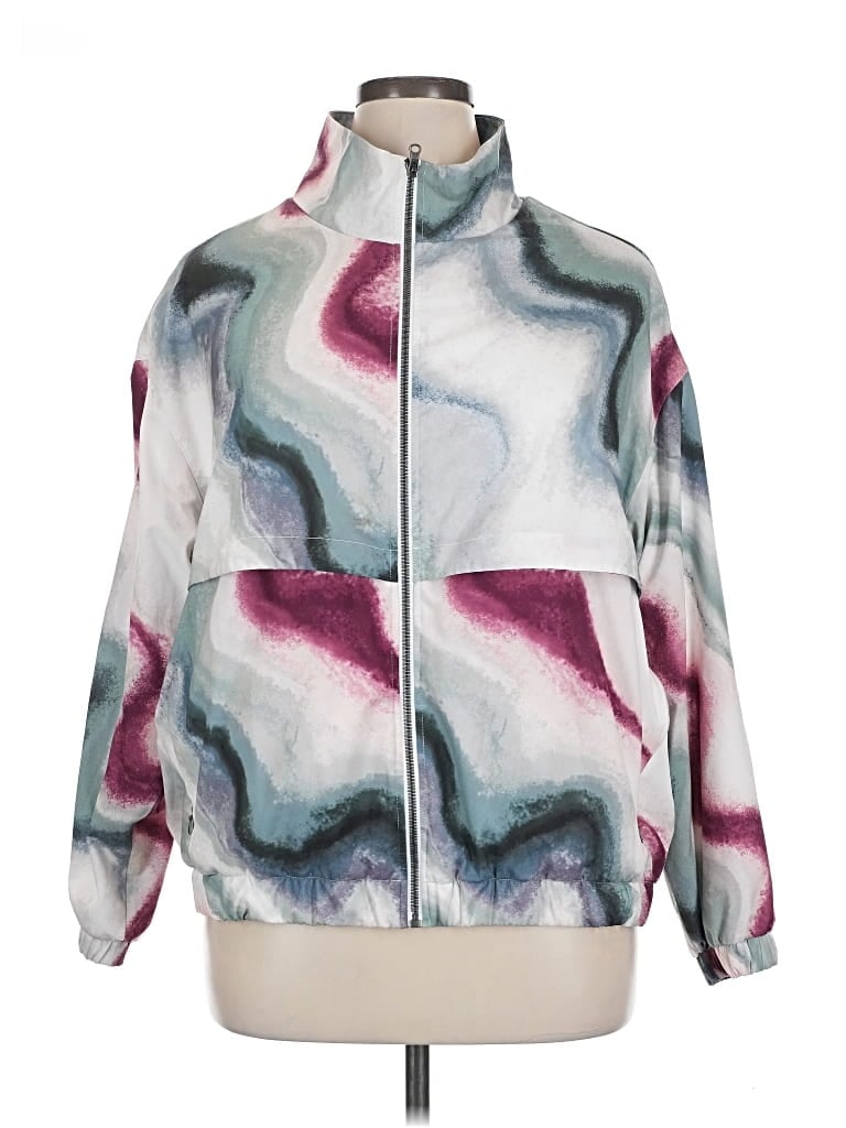 Pre-owned Calia Track Jacket In White