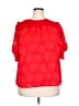 Dokotoo 100% Polyester Red Short Sleeve Blouse Size 2X - photo 1