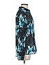 Derek Lam 100% Polyester Print Blue Long Sleeve Blouse Size M - photo 4