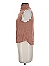 Babaton Brown Sleeveless Blouse Size XS - photo 5