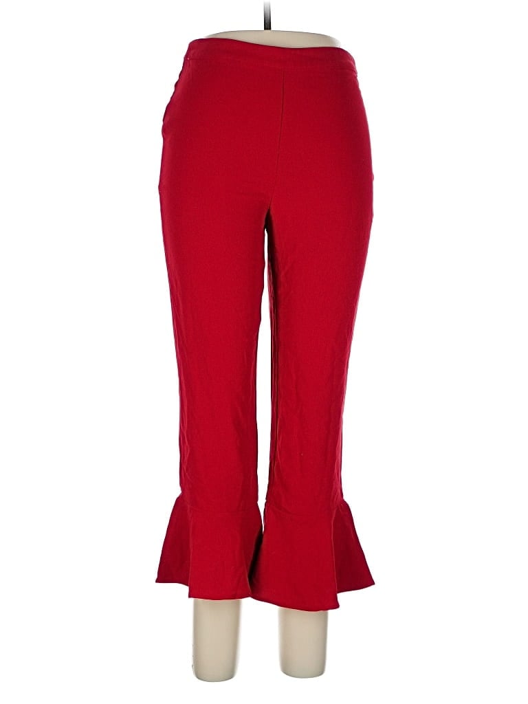 Forever 21 Dress Pants In Burgundy