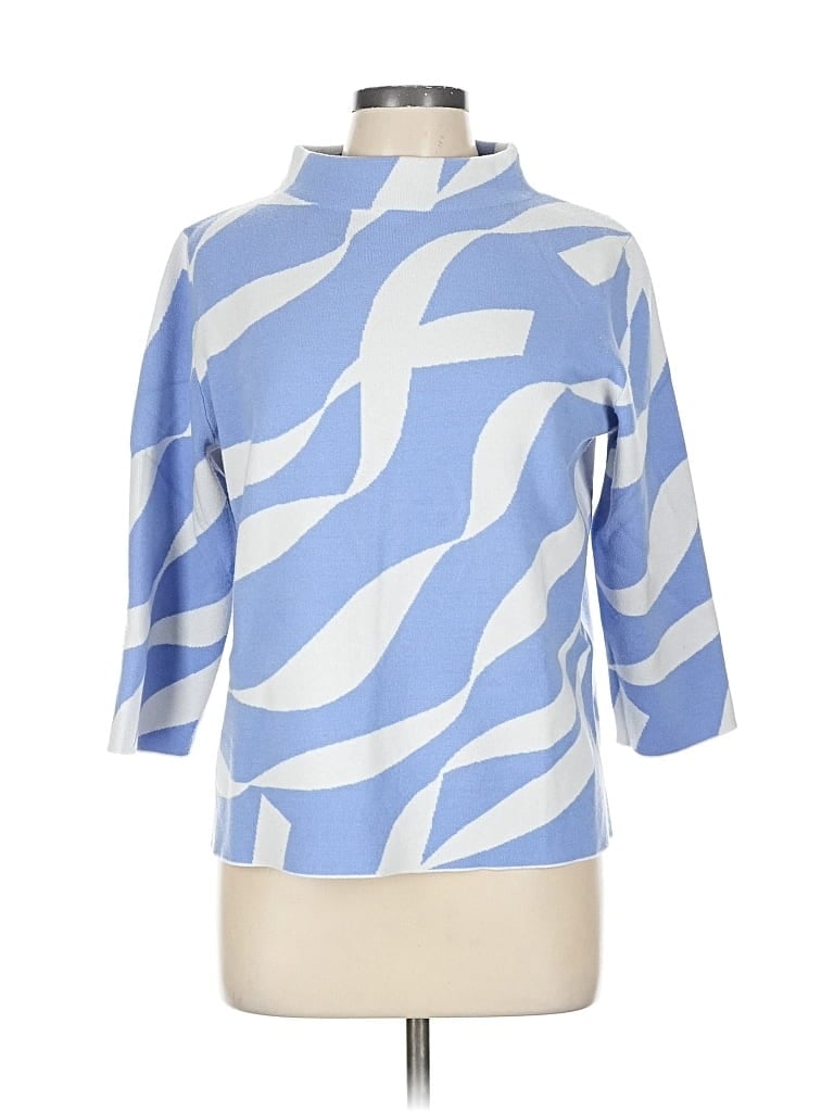 Pre-owned Ann Taylor Pullover Sweater In Blue