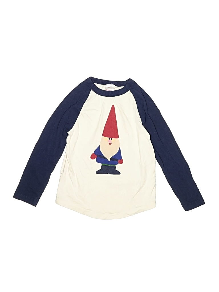 Pre-owned Hanna Andersson Kids' 3/4 Sleeve T-shirt In White