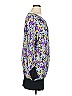 BCBGMAXAZRIA 100% Polyester Floral Graphic Purple Casual Dress Size XL - photo 4