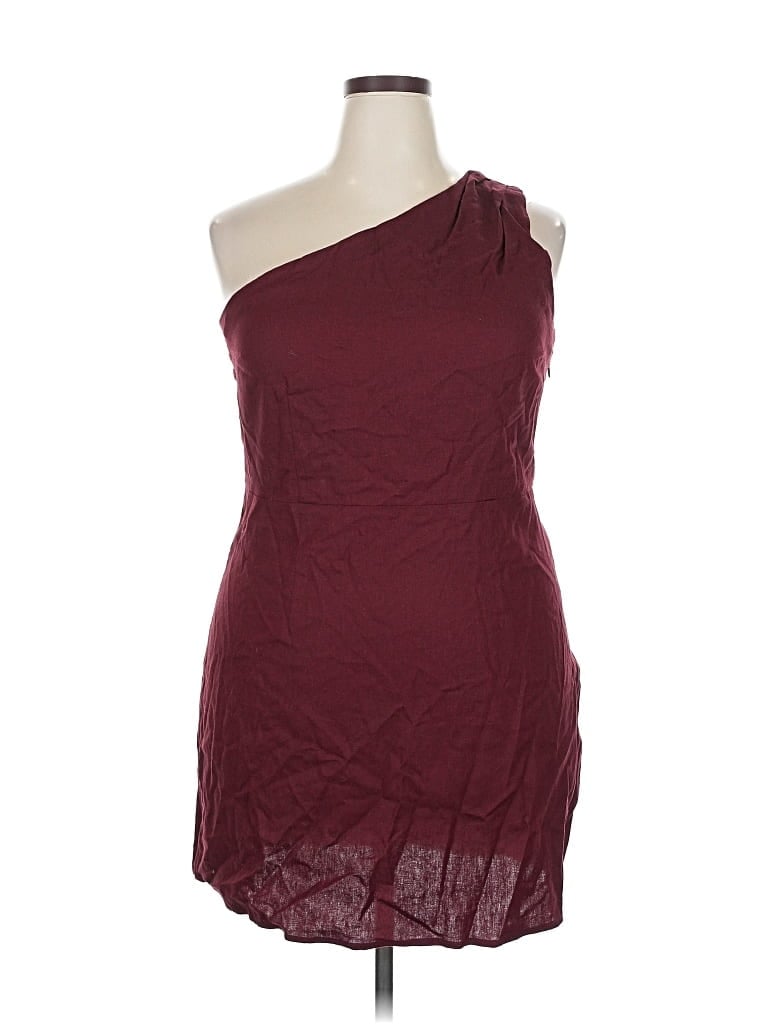 Pre-owned A New Day Cocktail Dress In Burgundy