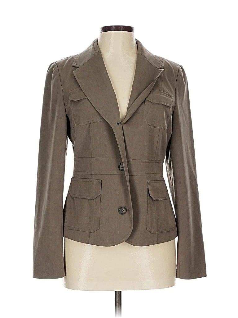 Pre-owned The Limited Blazer Jacket In Brown