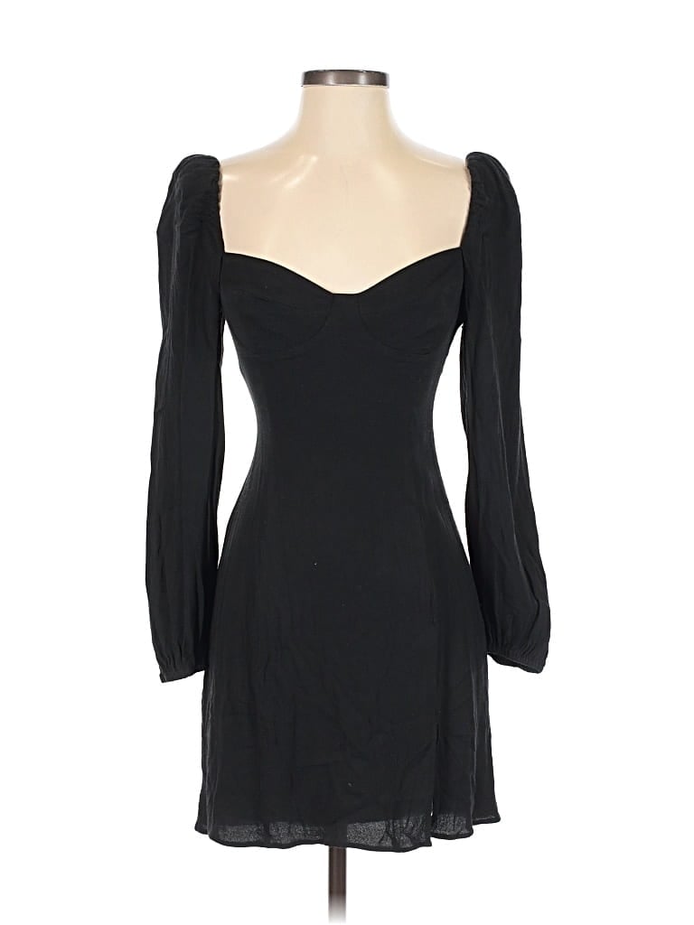 Pre-owned Wilfred Cocktail Dress In Black