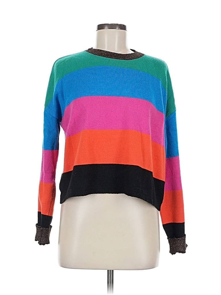 Pre-owned Pam & Gela Pullover Sweater In Blue