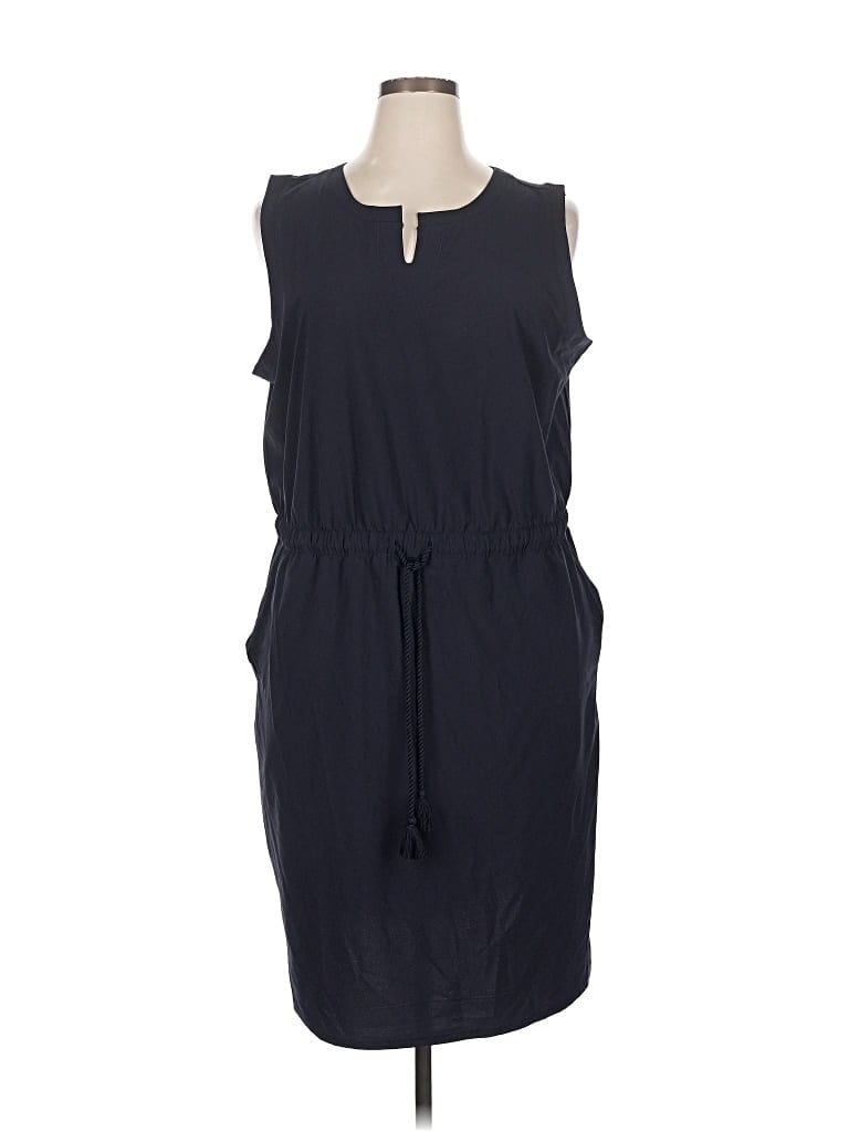 Pre-owned T By Talbots Casual Dress In Blue