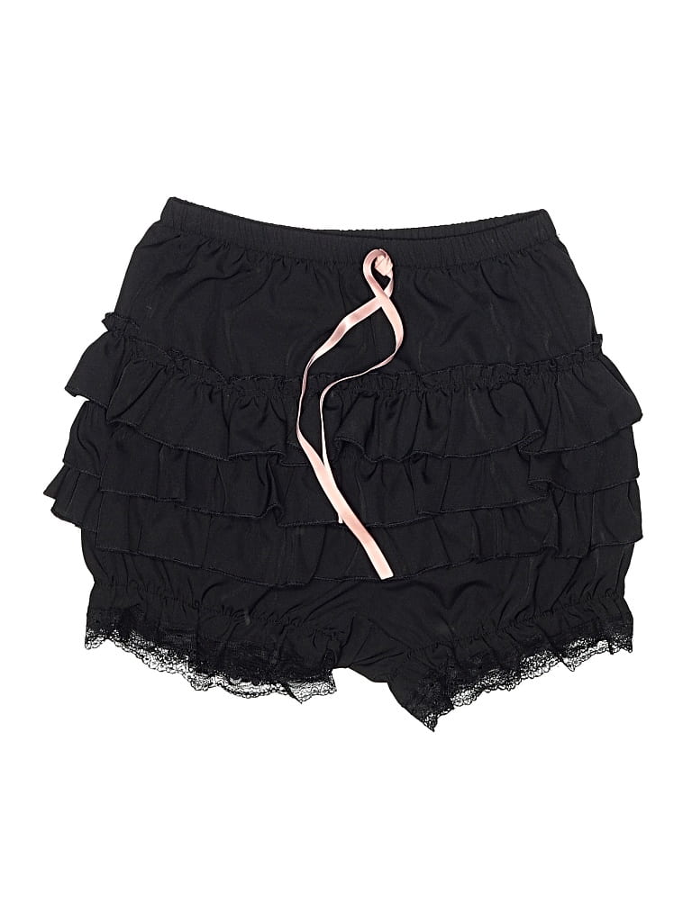 Pre-owned Romwe Shorts In Black