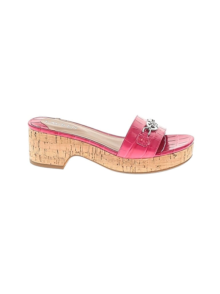 Pre-owned Polo Ralph Lauren Sandals In Pink