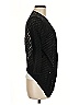 August Silk Black Cardigan Size M - photo 4