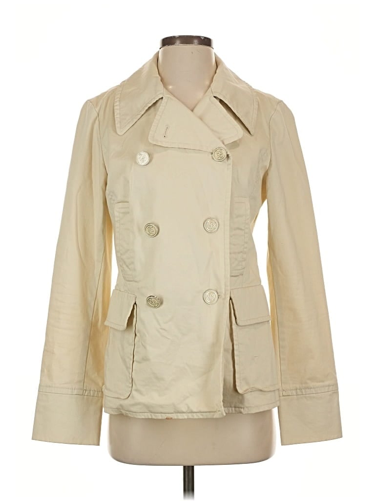 Pre-owned Michael Michael Kors Jacket In White