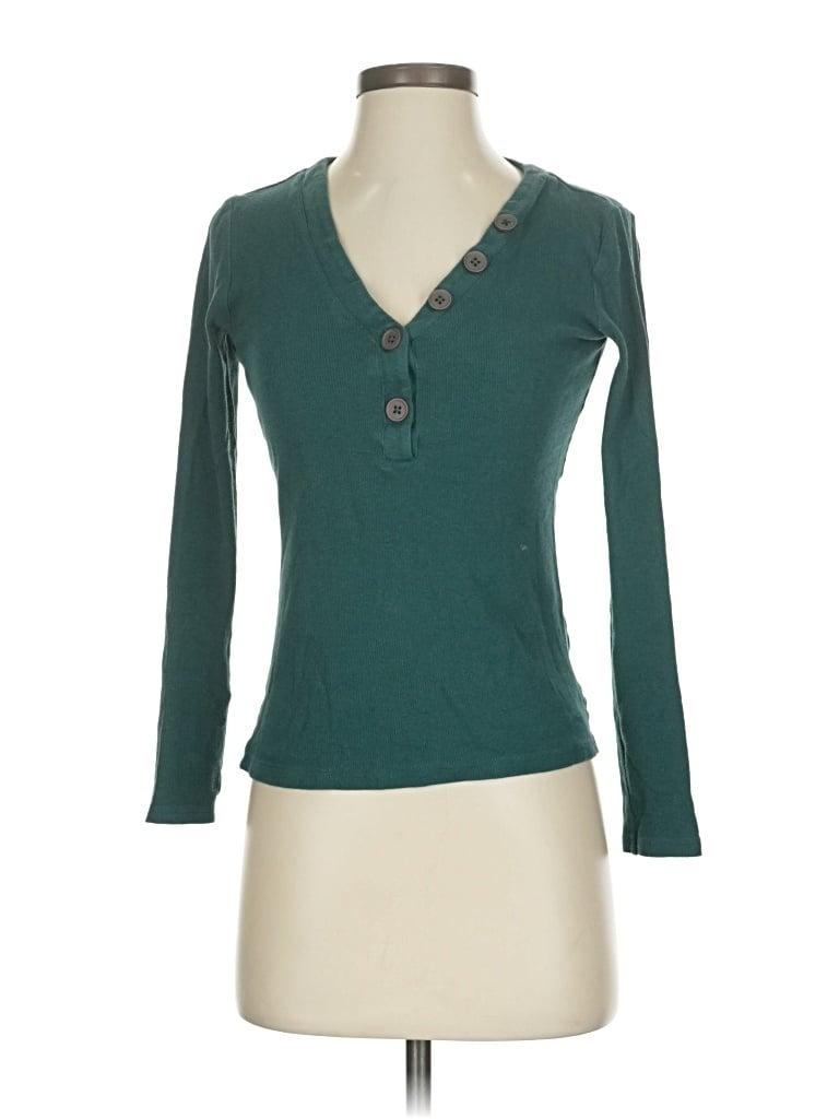 Pre-owned Boden Long Sleeve Henley Shirt In Blue