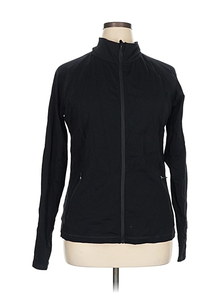 Pre-owned Tek Gear Cardigan Sweater In Black