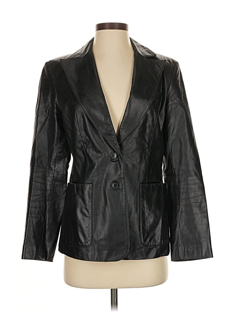 Pre-owned Express Blazer Jacket In Black