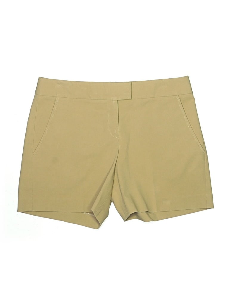 Pre-owned Theory Khaki Shorts In Brown
