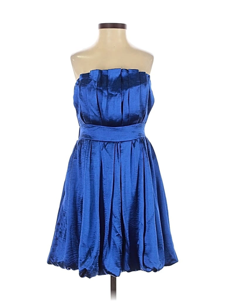 Pre-owned She + Sky Cocktail Dress In Blue