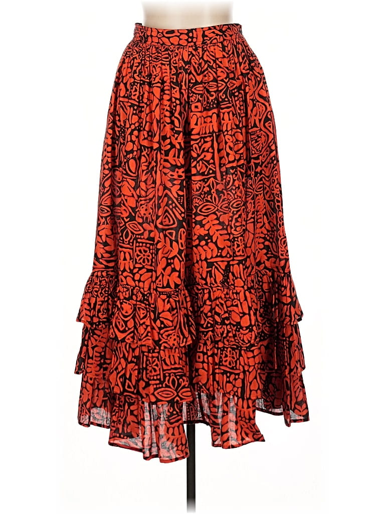 Pre-owned Lizsport Casual Skirt In Red