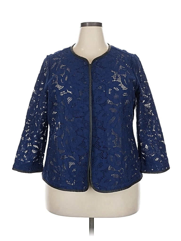 Pre-owned Joan Rivers Kimono In Blue