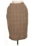 Randy Kemper Houndstooth Brown Wool Skirt Size 6 - photo 1
