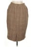 Randy Kemper Houndstooth Brown Wool Skirt Size 6 - photo 2