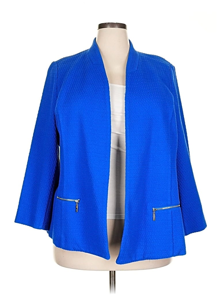 Pre-owned Alfani Blazer Jacket In Blue