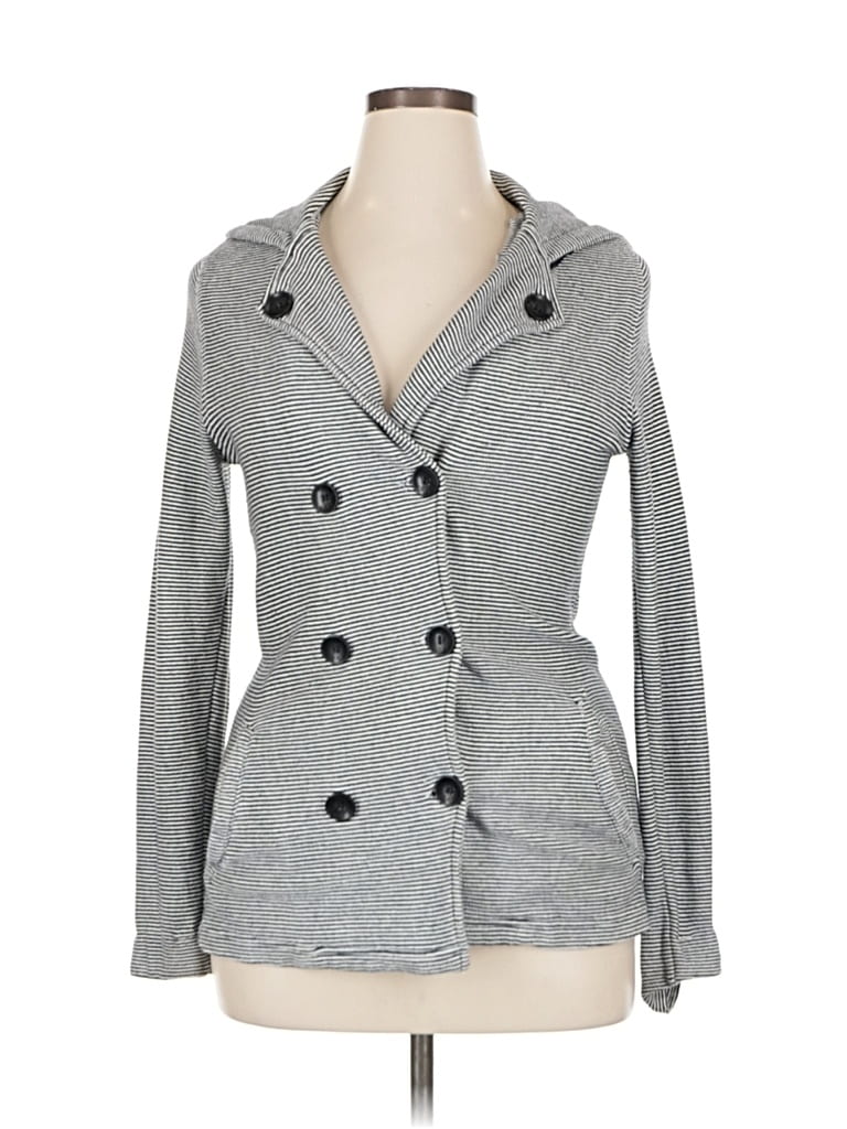 Pre-owned Roxy Blazer Jacket In Gray