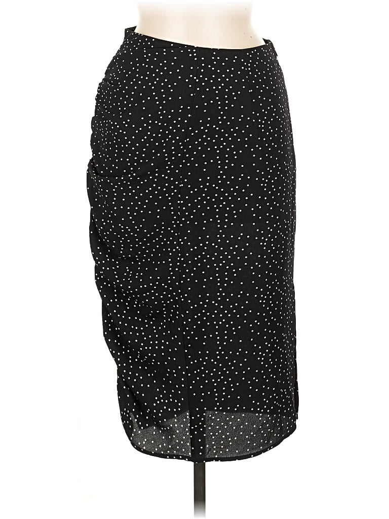 Pre-owned Zara Basic Formal Skirt In Black