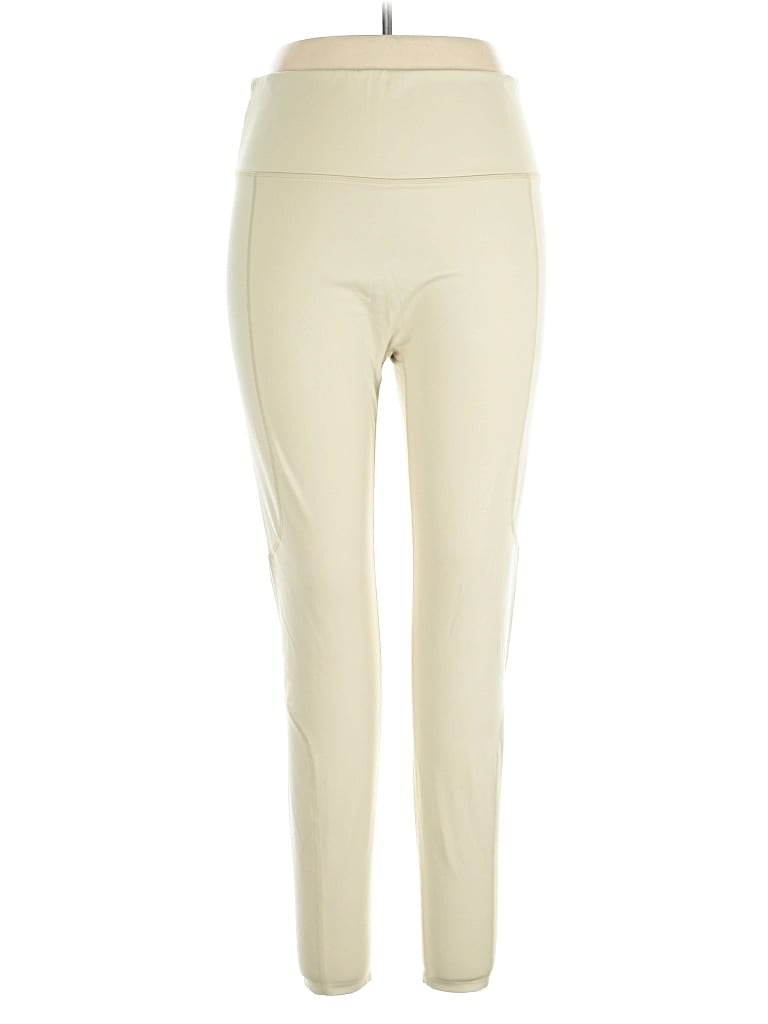 Pre-owned Girlfriend Collective Active Pants In White