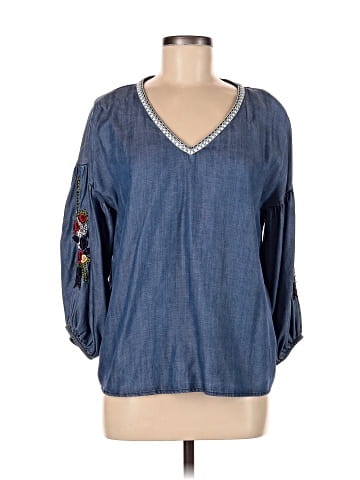 B Collection by Bobeau 3/4 Sleeve Blouse (view 1)