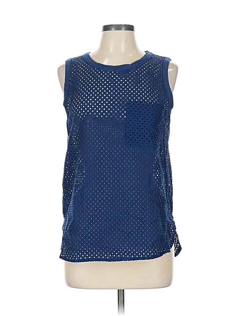 Pre-owned Banana Republic Sleeveless Blouse In Blue