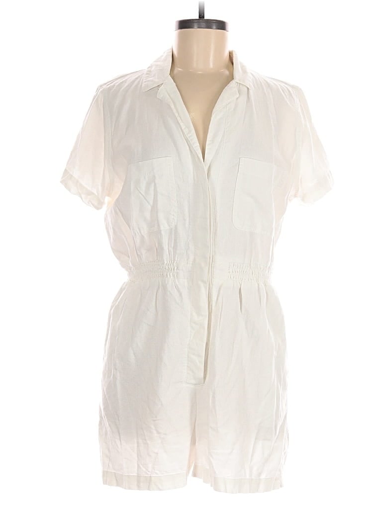Pre-owned Universal Thread Romper In White