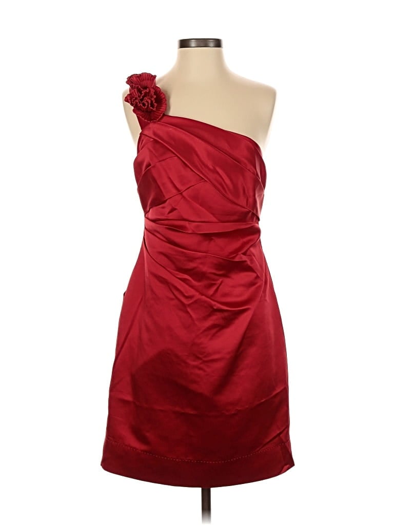 Pre-owned Phoebe Couture Cocktail Dress In Red