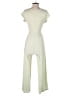 Caution to the Wind Solid Green Jumpsuit Size P (petite) - photo 2