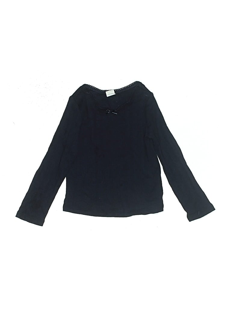 Pre-owned Baby Gap Kids' Long Sleeve T-shirt In Black
