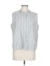 Assorted Brands Blue Sleeveless Button-Down Shirt Size L - photo 1