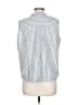Assorted Brands Blue Sleeveless Button-Down Shirt Size L - photo 2