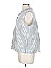 Assorted Brands Blue Sleeveless Button-Down Shirt Size L - photo 5