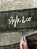 Style&Co Chevron-herringbone Gray Jeans Size 12 - photo 7