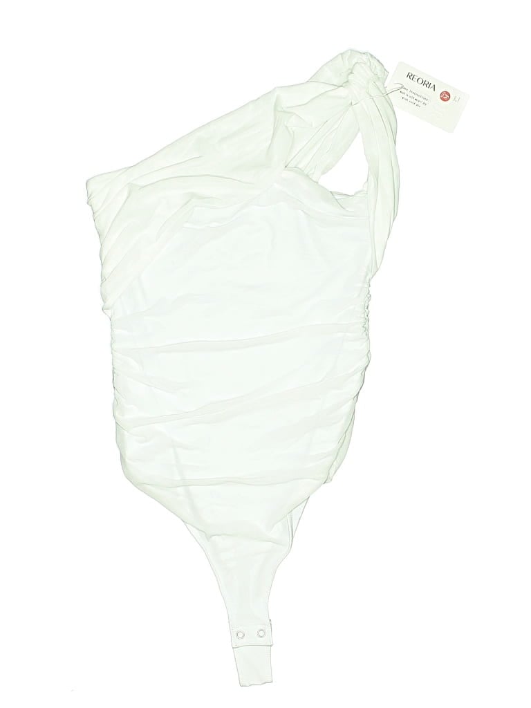 Pre-owned Reoria Bodysuit In White