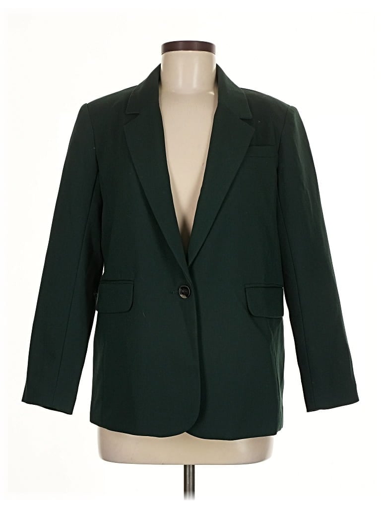 Pre-owned Abercrombie Blazer Jacket In Green