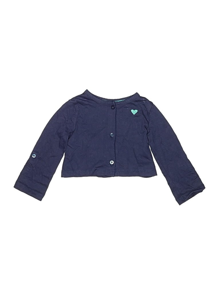 Pre-owned Carter's Kids' Cardigan Sweater In Blue