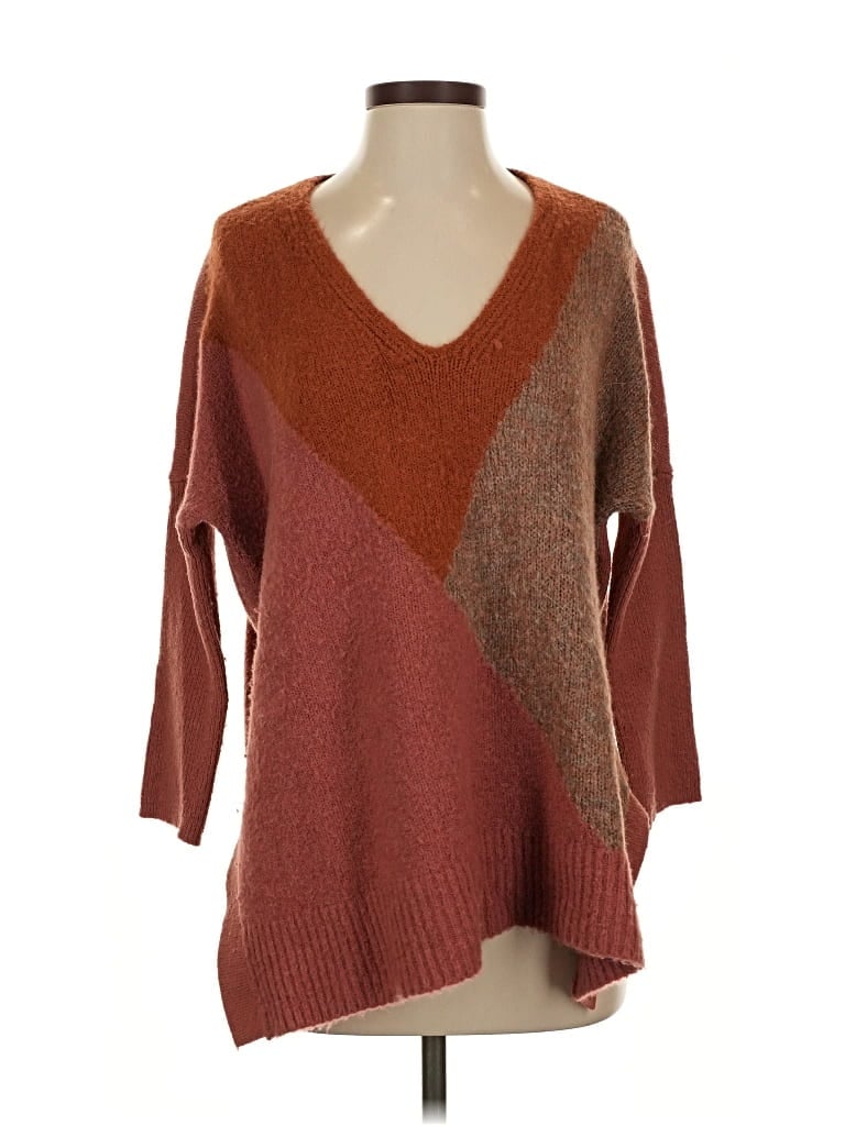 Pre-owned Ann Taylor Loft Pullover Sweater In Brown