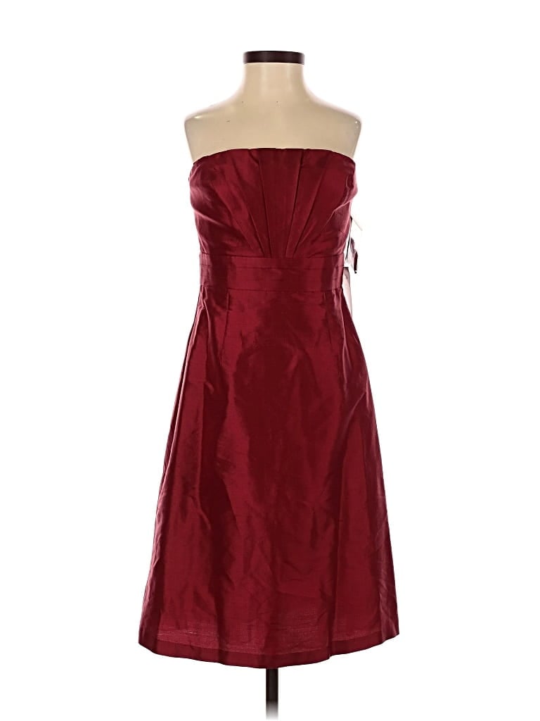 Pre-owned Tahari Cocktail Dress In Burgundy