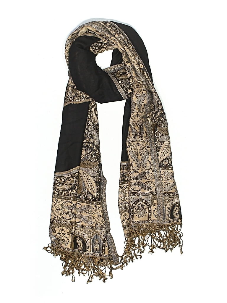Pre-owned Unbranded Scarf In Black
