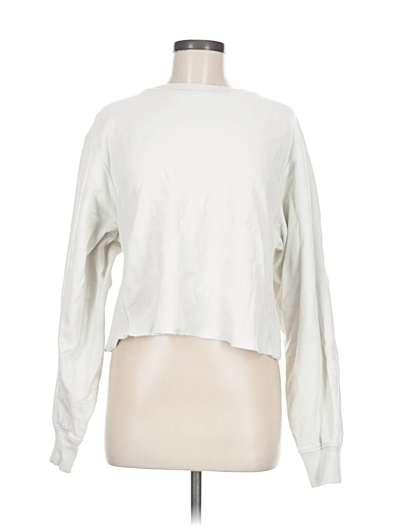 Pre-owned Allsaints Sweatshirt In White