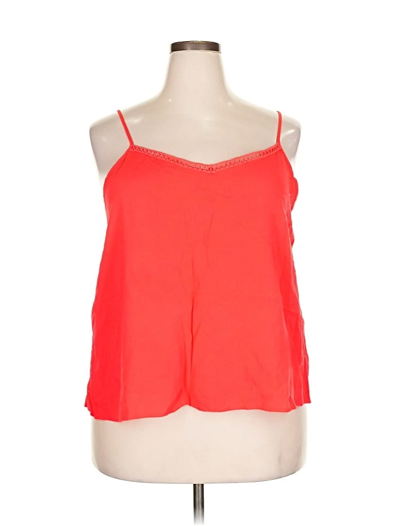 Pre-owned Sonoma Goods For Life Tank Top Red Strapless Neckline Tops