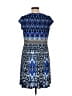 Tribal Print Blue Casual Dress Size L - photo 2