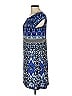Tribal Print Blue Casual Dress Size L - photo 5